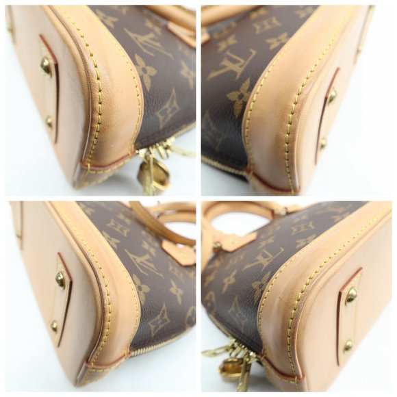 Louis Vuitton Alma BB Monogram Canvas Satchel - Picture 6 of 12